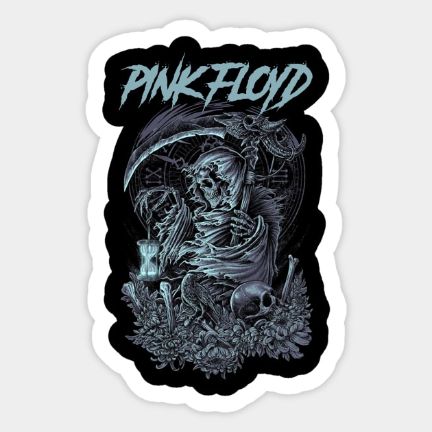 PINK FLOYD BAND MERCHANDISE Sticker by TatangWolf